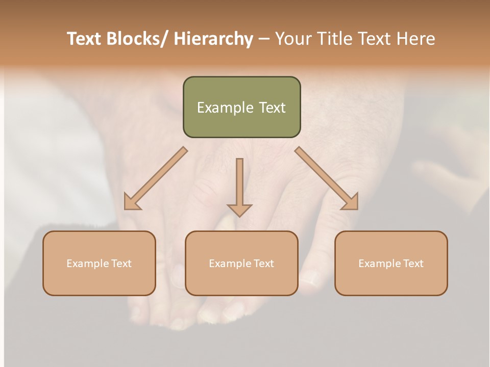 Touch White Massage PowerPoint Template