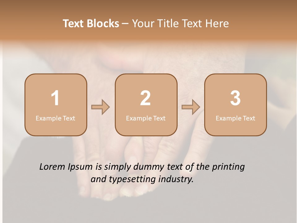 Touch White Massage PowerPoint Template