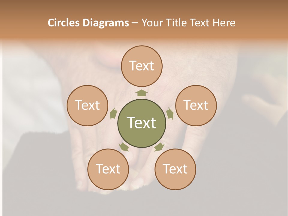 Touch White Massage PowerPoint Template