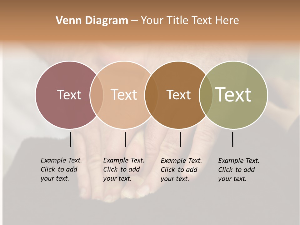Touch White Massage PowerPoint Template
