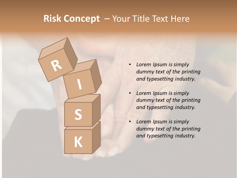 Touch White Massage PowerPoint Template