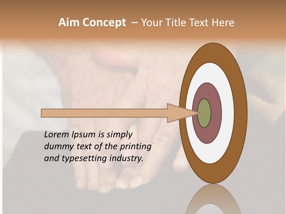 Touch White Massage PowerPoint Template