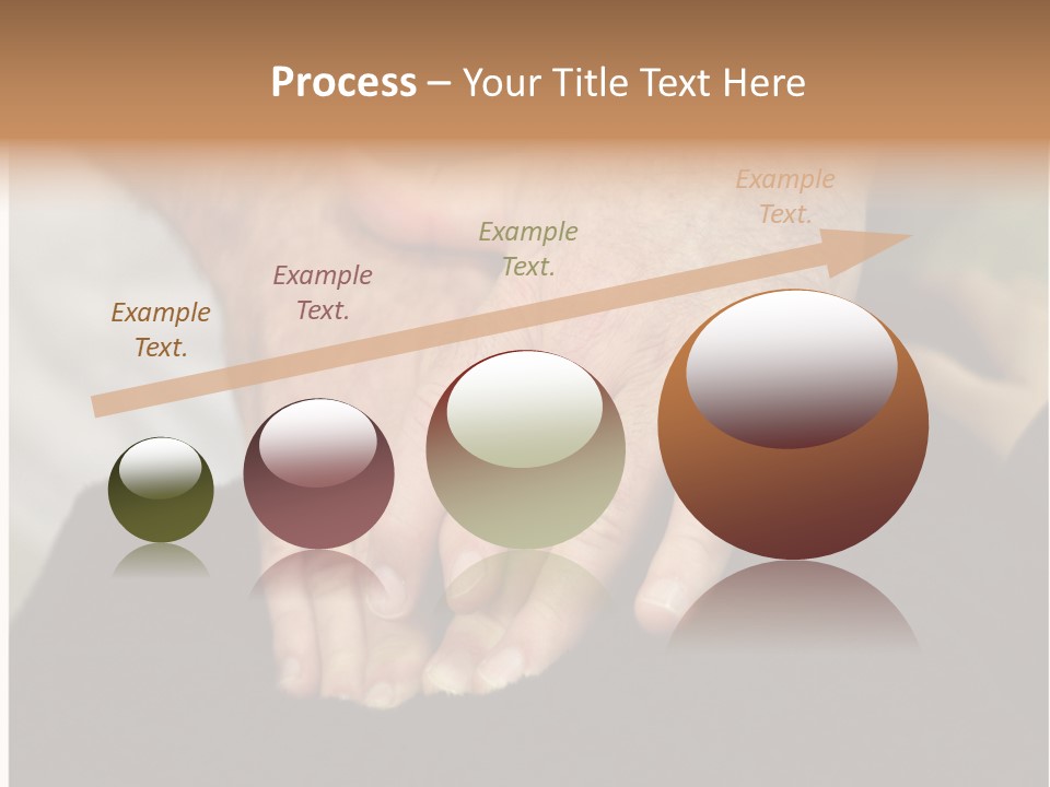 Touch White Massage PowerPoint Template