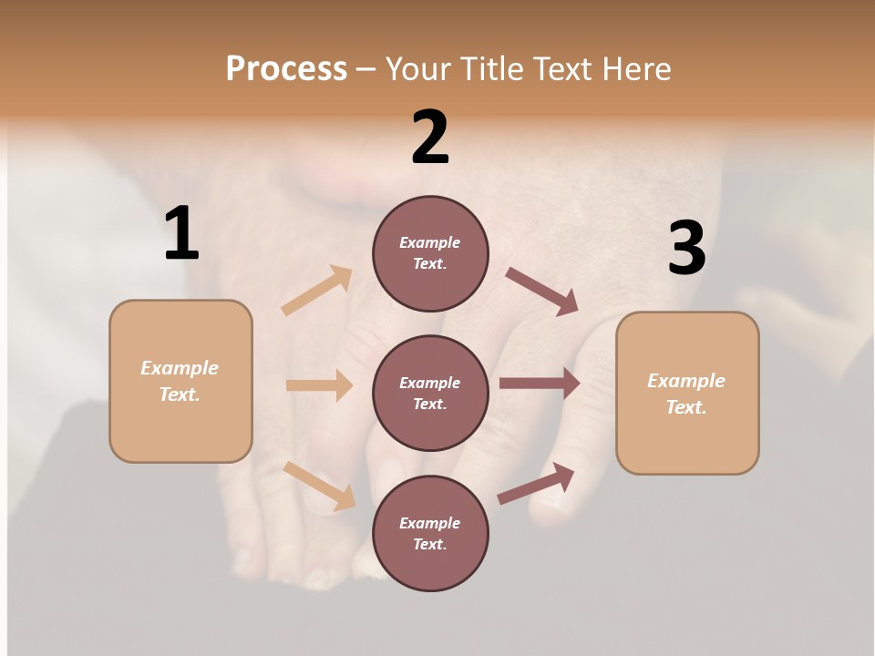 Touch White Massage PowerPoint Template
