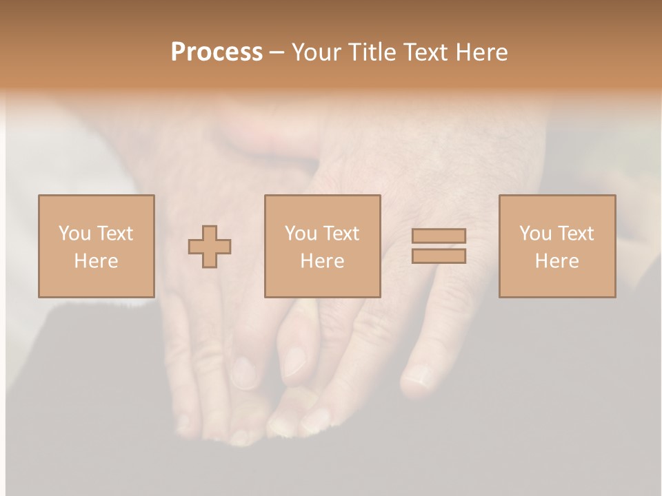Touch White Massage PowerPoint Template