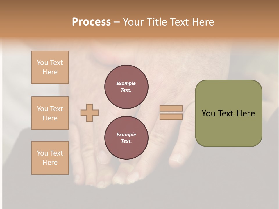 Touch White Massage PowerPoint Template