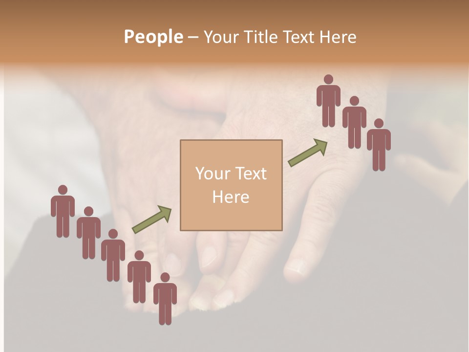 Touch White Massage PowerPoint Template