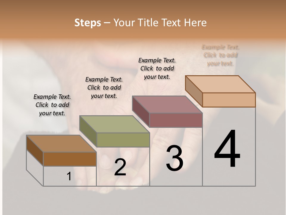 Touch White Massage PowerPoint Template