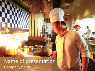 Pan Industry Fire PowerPoint Template