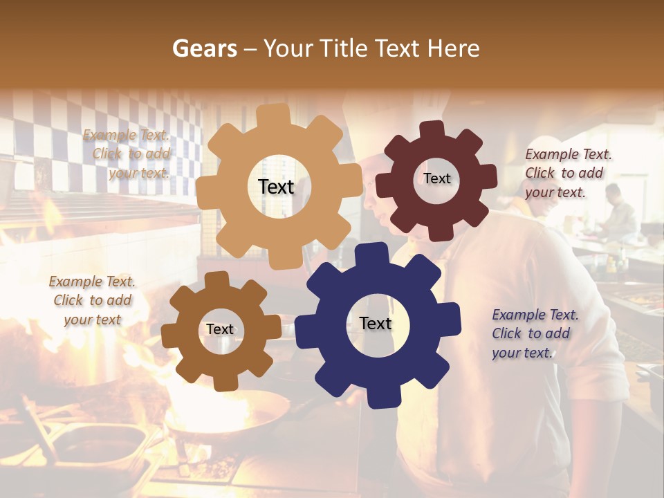 Pan Industry Fire PowerPoint Template