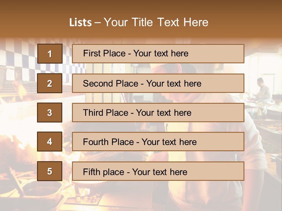 Pan Industry Fire PowerPoint Template