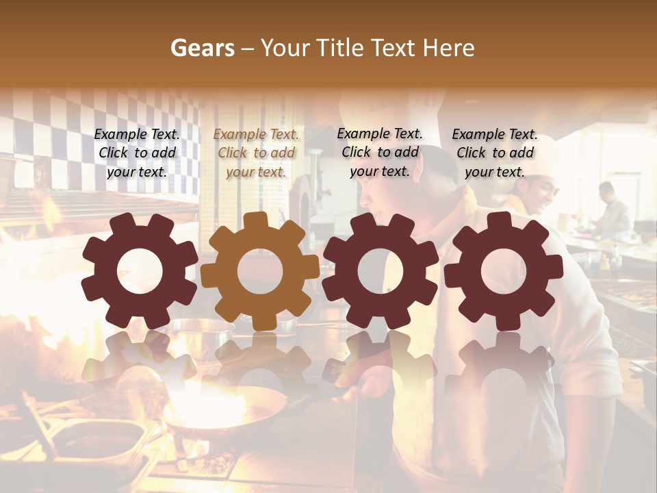 Pan Industry Fire PowerPoint Template