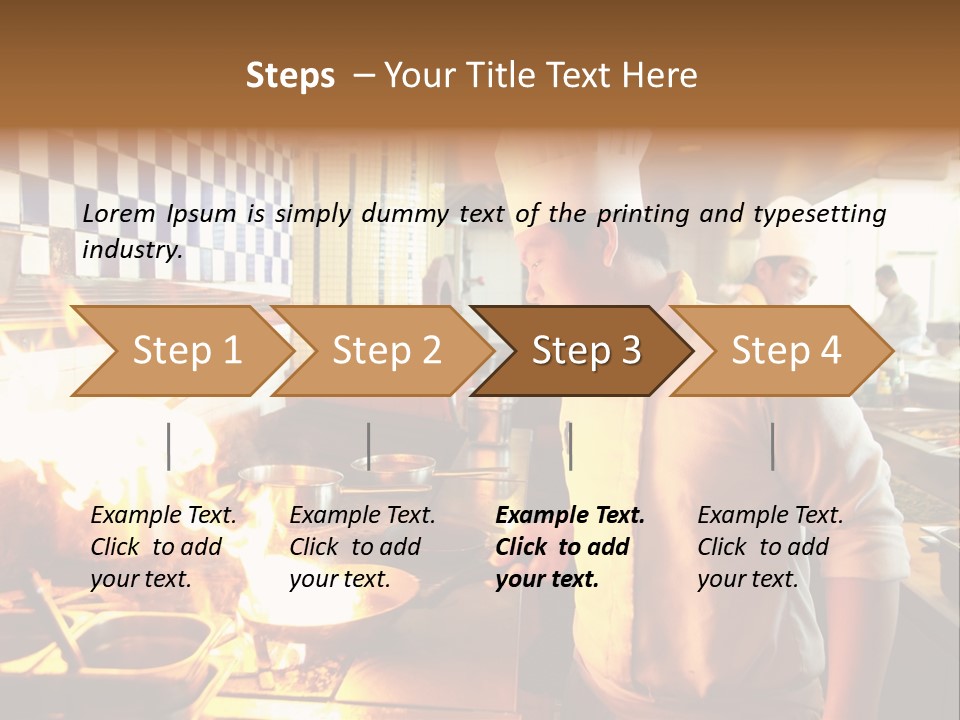 Pan Industry Fire PowerPoint Template