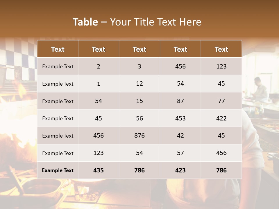Pan Industry Fire PowerPoint Template