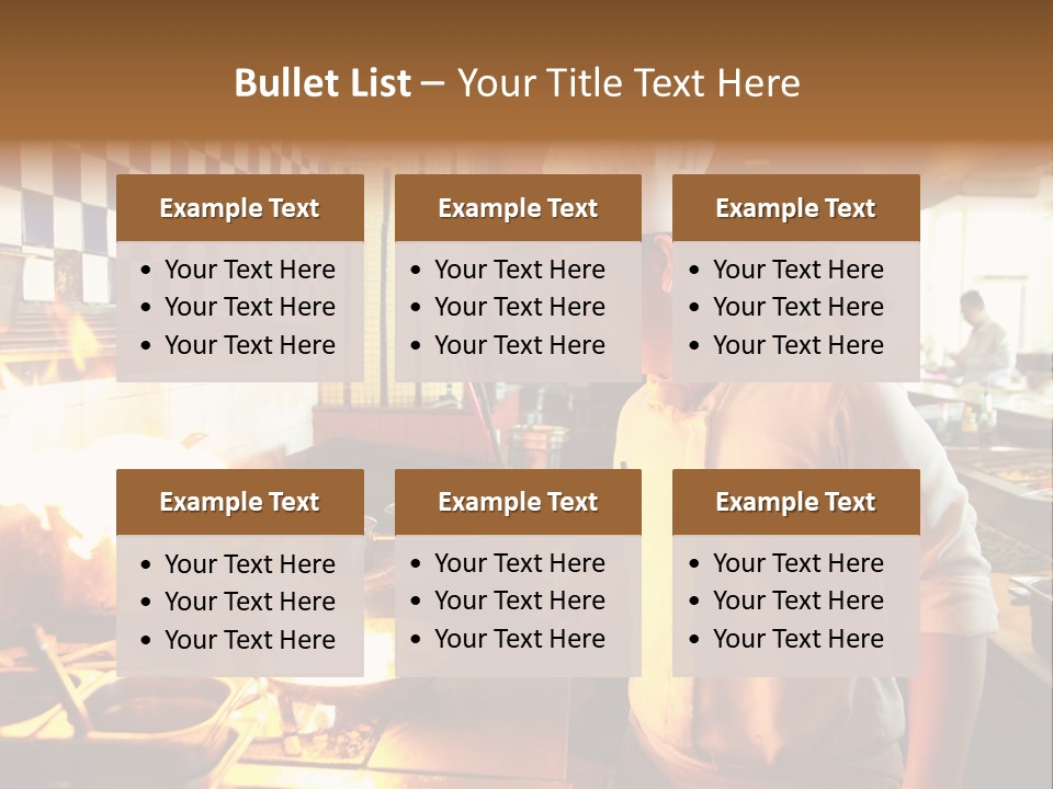 Pan Industry Fire PowerPoint Template