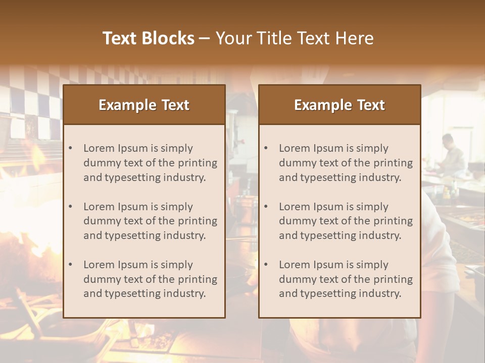 Pan Industry Fire PowerPoint Template