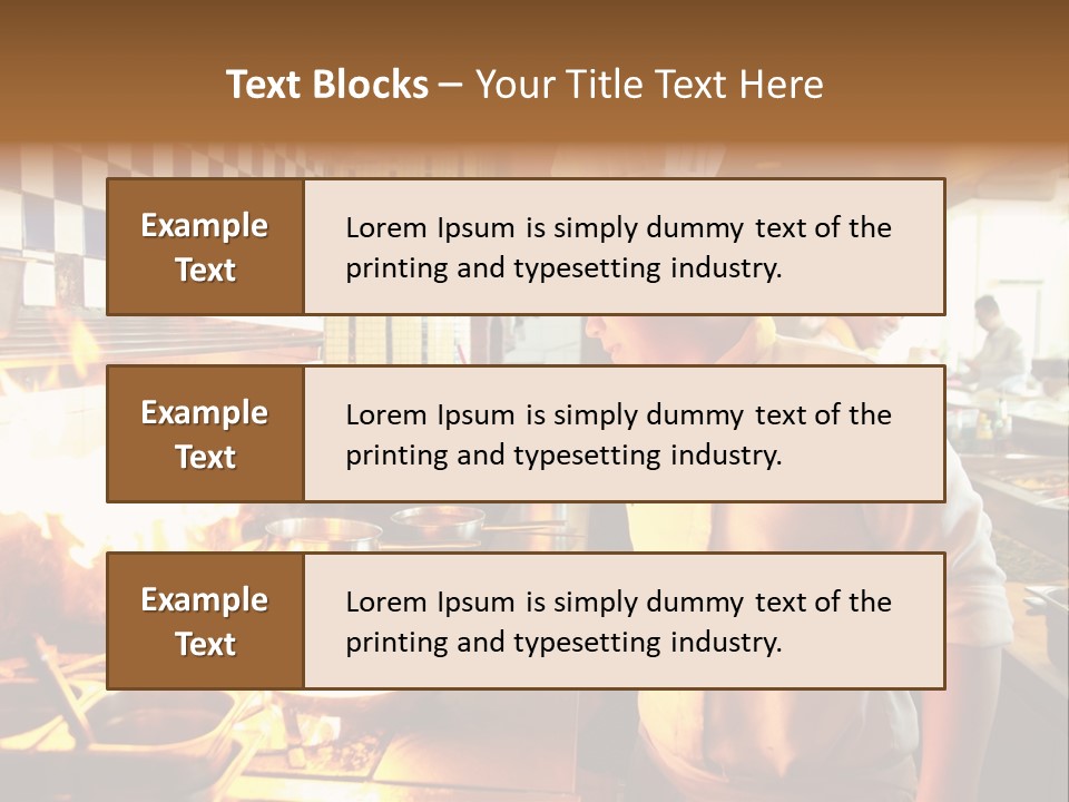 Pan Industry Fire PowerPoint Template