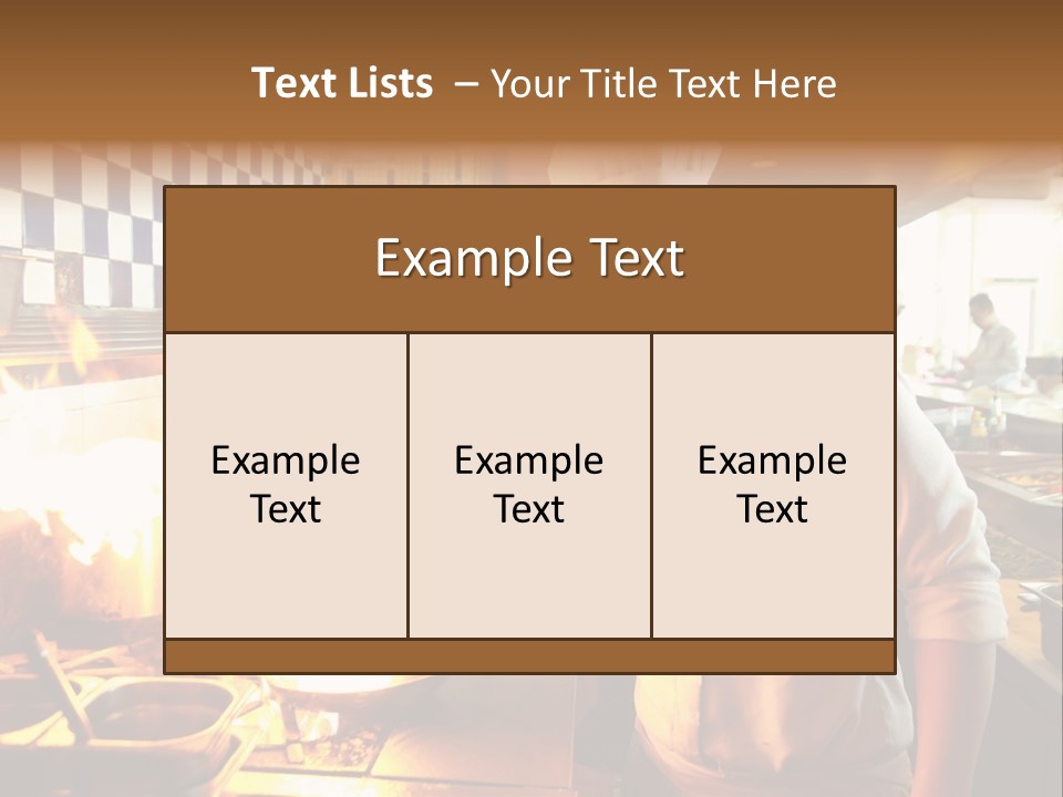 Pan Industry Fire PowerPoint Template