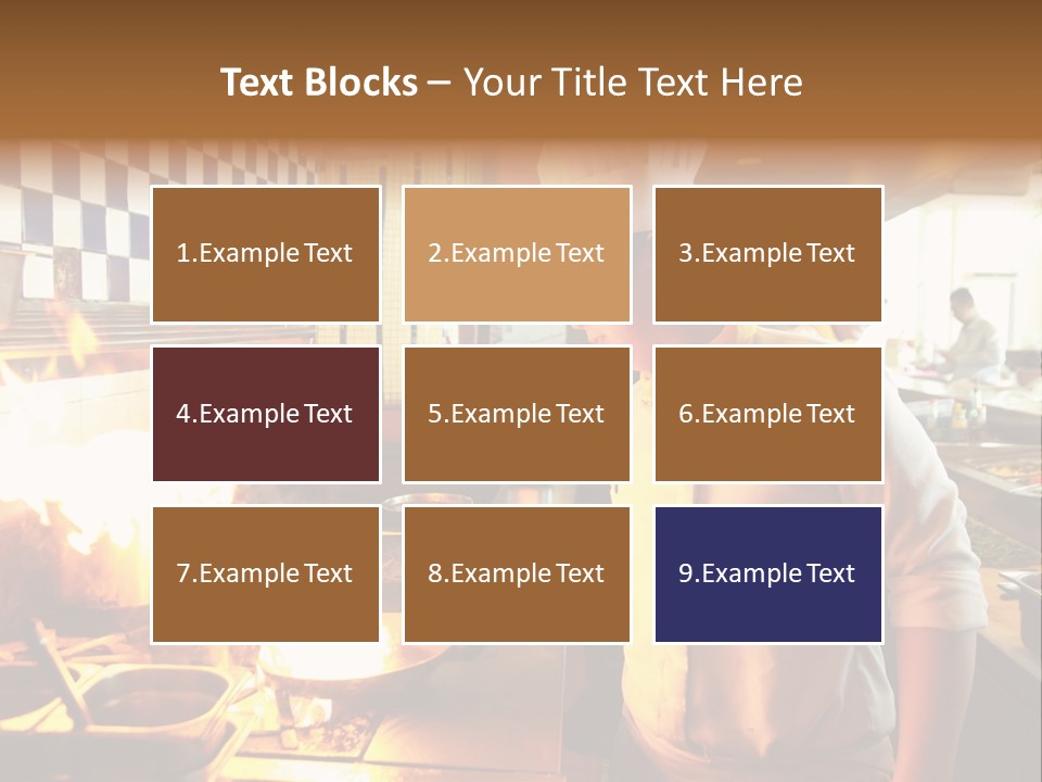 Pan Industry Fire PowerPoint Template