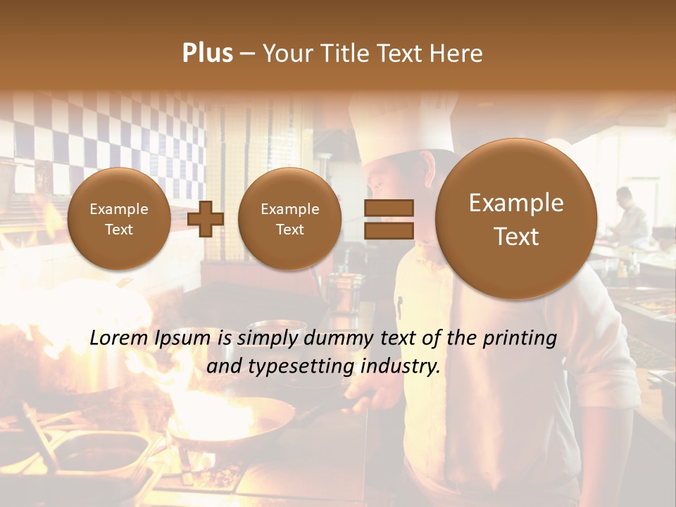 Pan Industry Fire PowerPoint Template