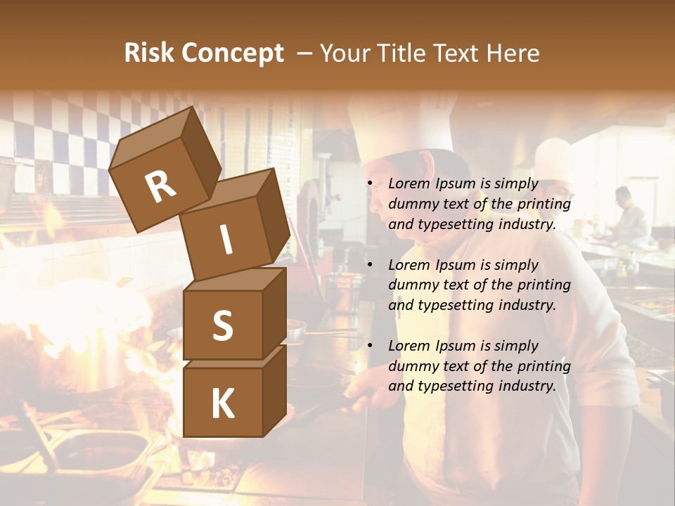 Pan Industry Fire PowerPoint Template