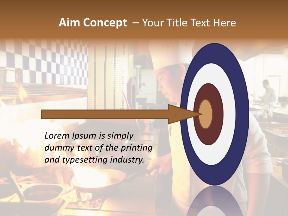 Pan Industry Fire PowerPoint Template