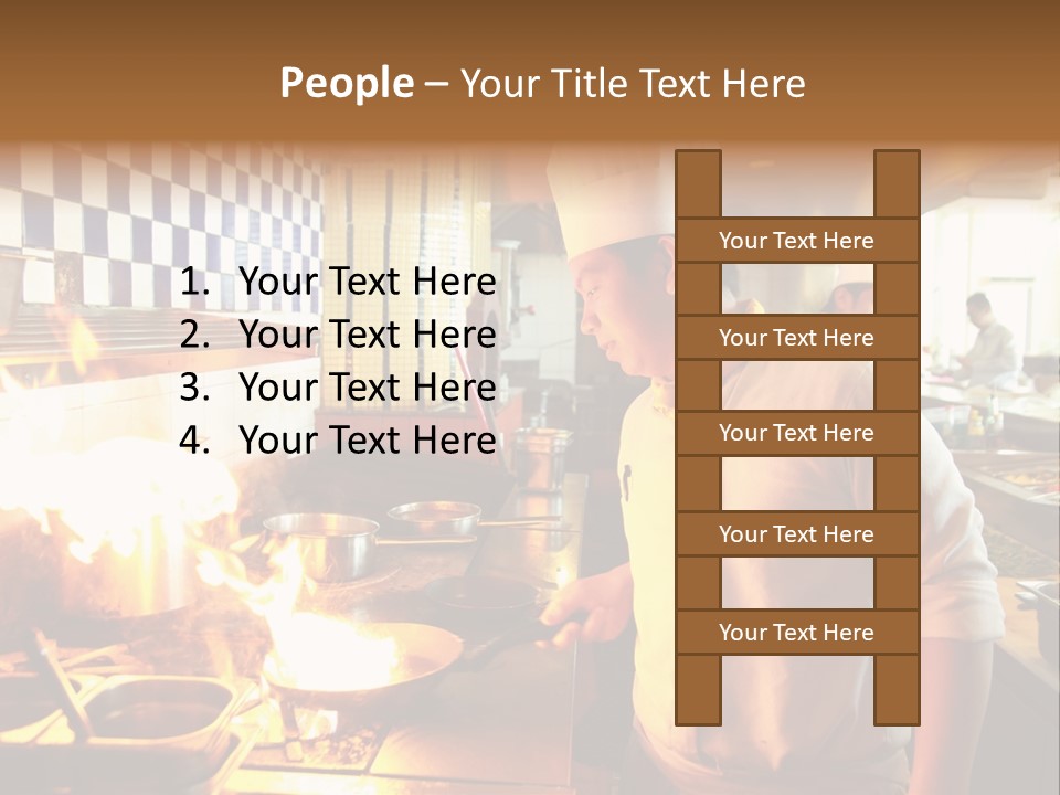 Pan Industry Fire PowerPoint Template