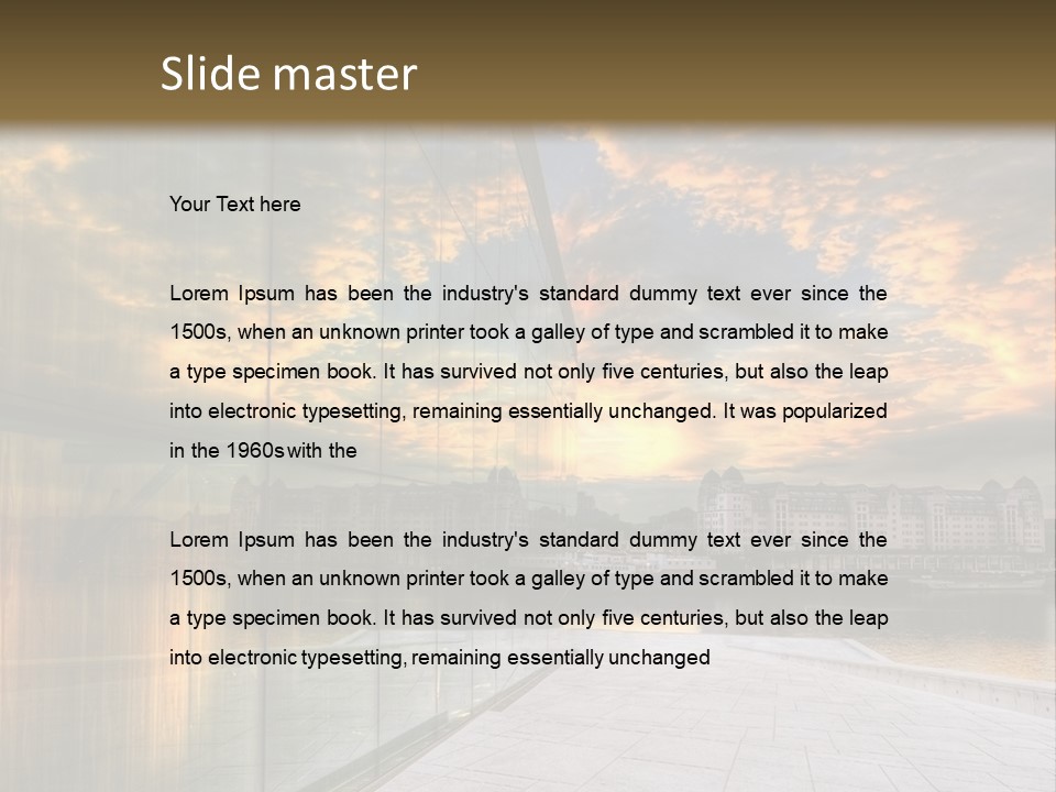 Outside Norway Cloud PowerPoint Template