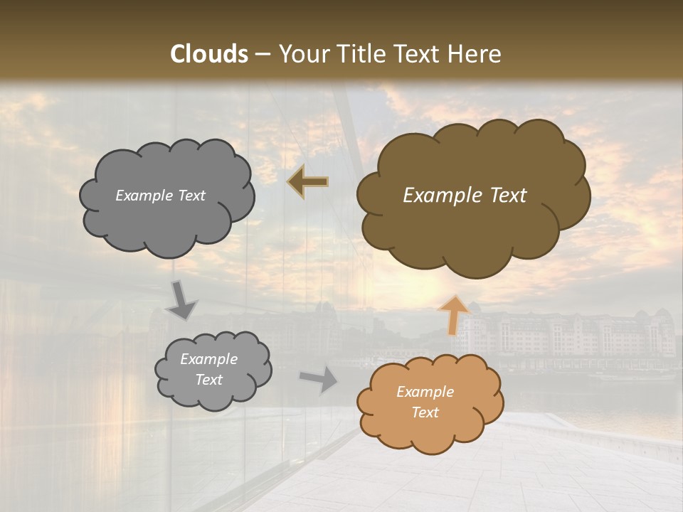 Outside Norway Cloud PowerPoint Template