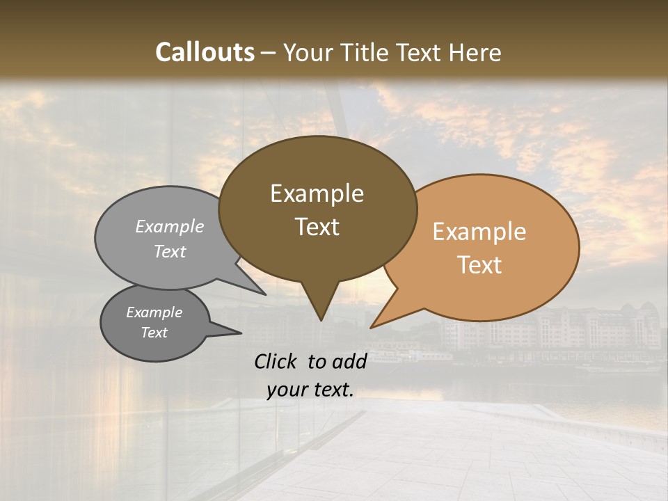Outside Norway Cloud PowerPoint Template