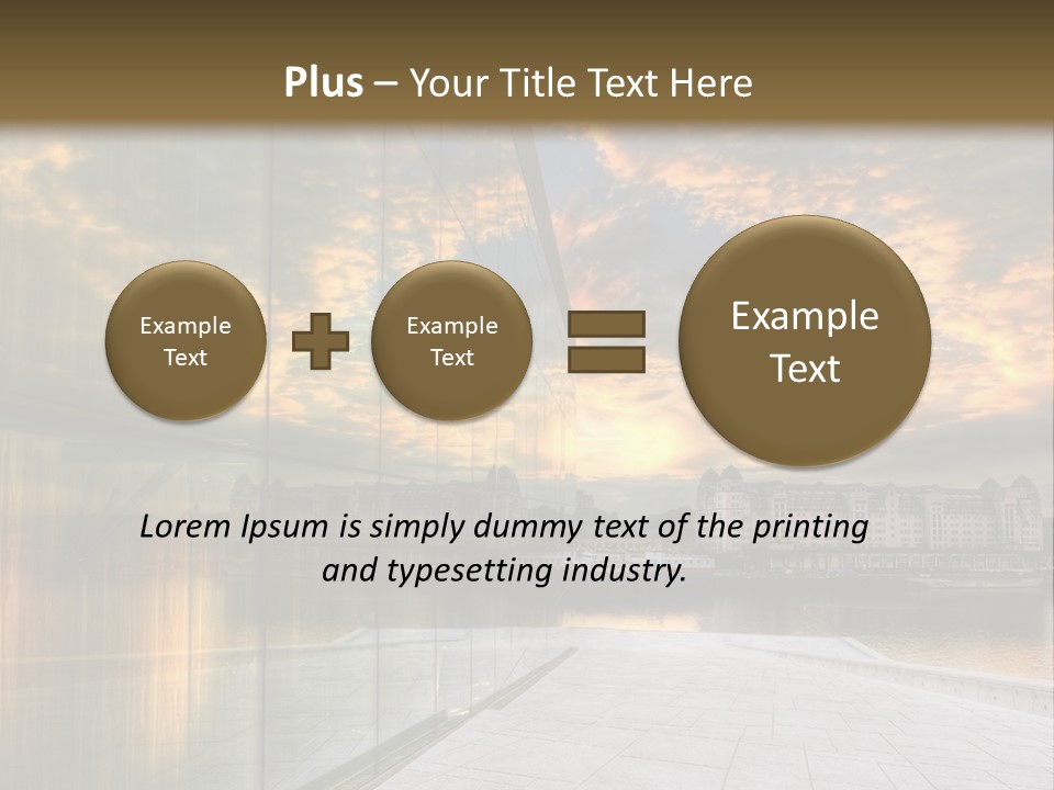 Outside Norway Cloud PowerPoint Template