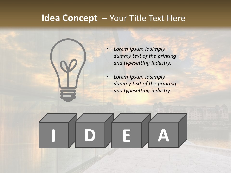 Outside Norway Cloud PowerPoint Template