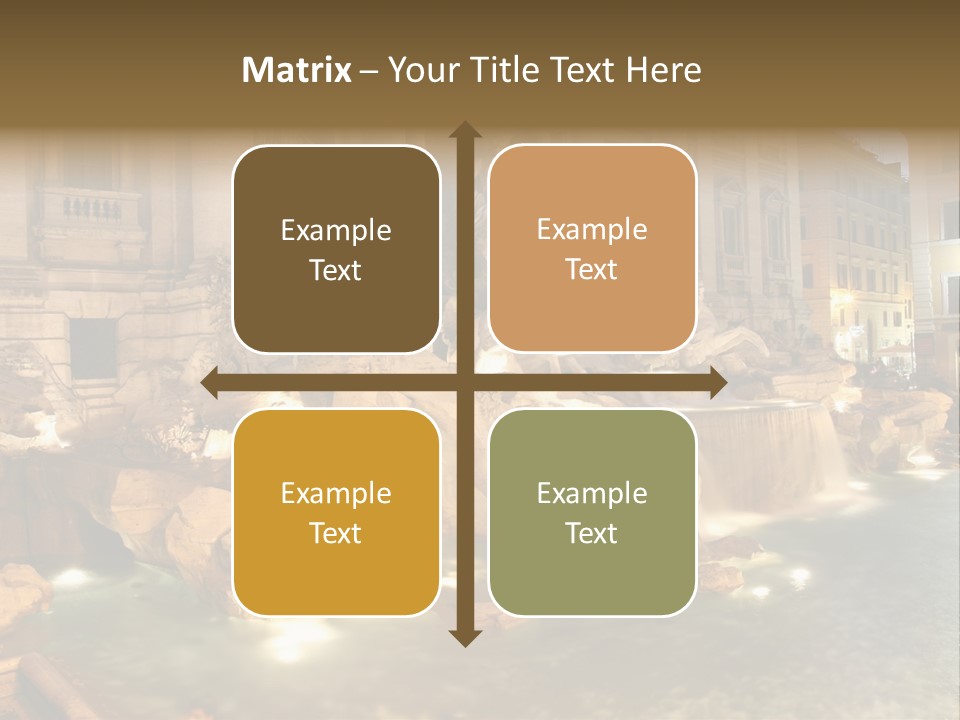 Artistic Basin Triumphal PowerPoint Template