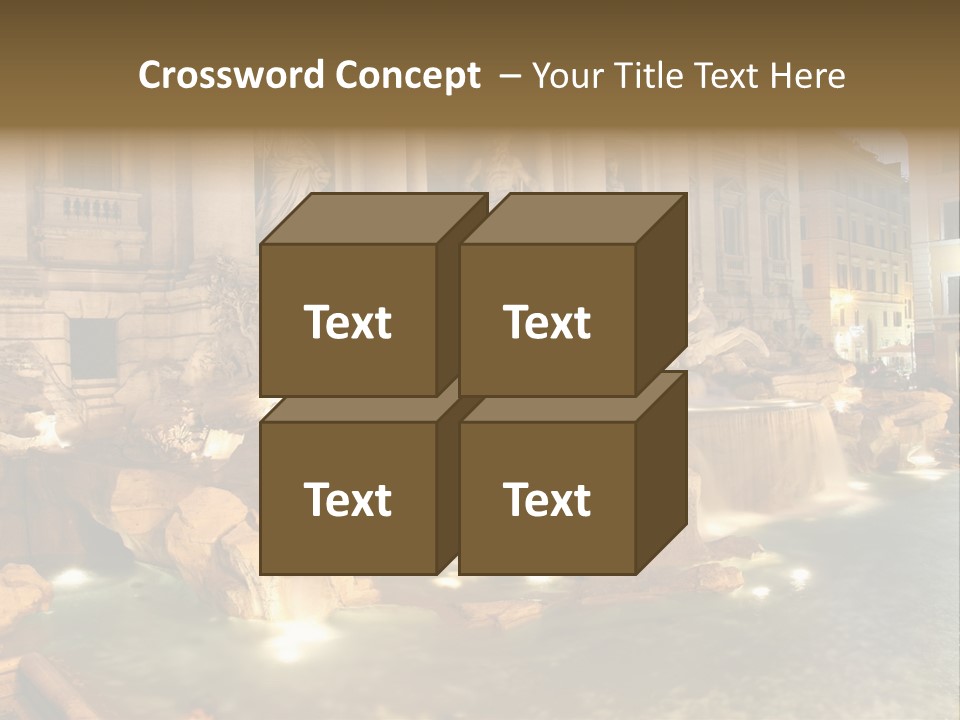 Artistic Basin Triumphal PowerPoint Template