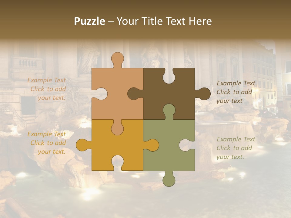 Artistic Basin Triumphal PowerPoint Template