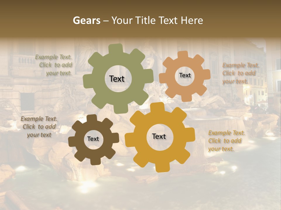 Artistic Basin Triumphal PowerPoint Template