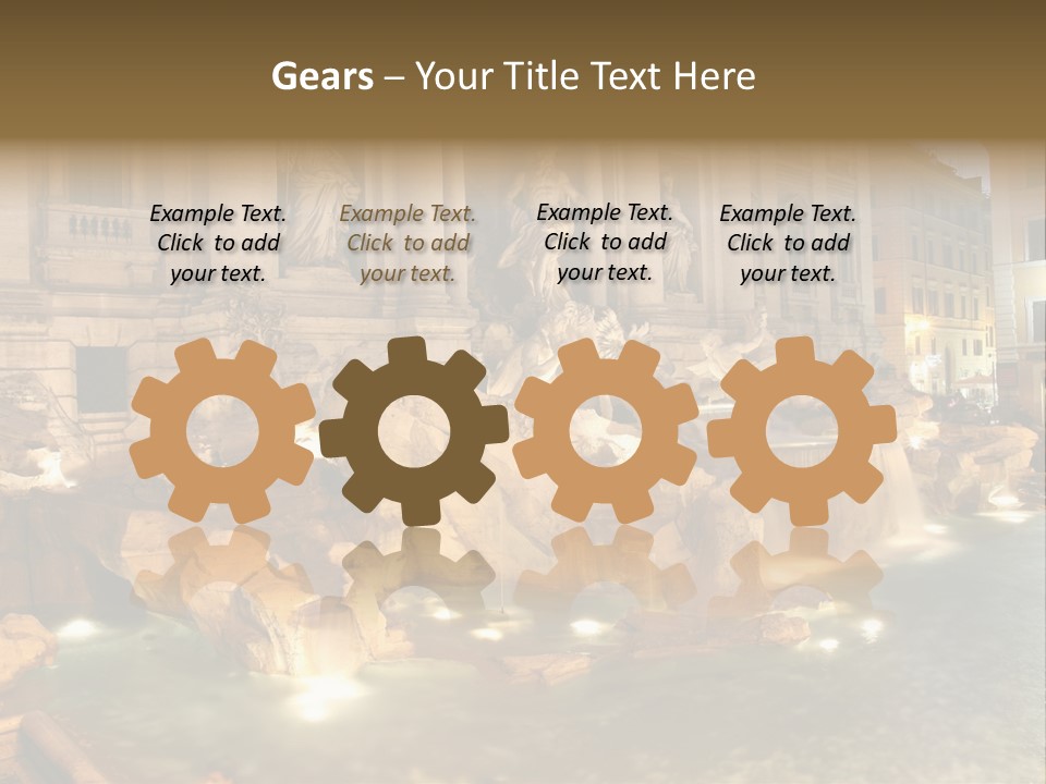 Artistic Basin Triumphal PowerPoint Template