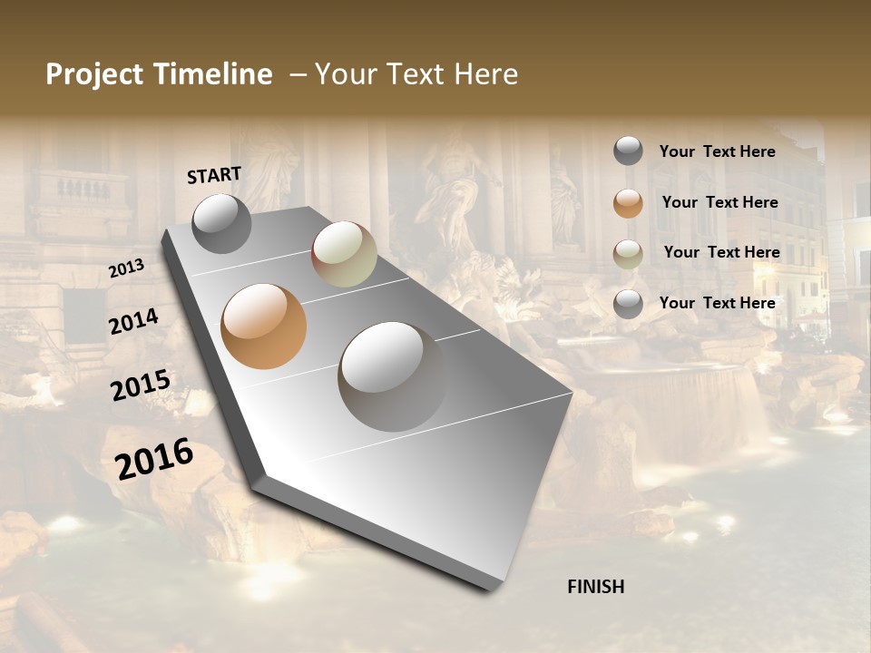 Artistic Basin Triumphal PowerPoint Template