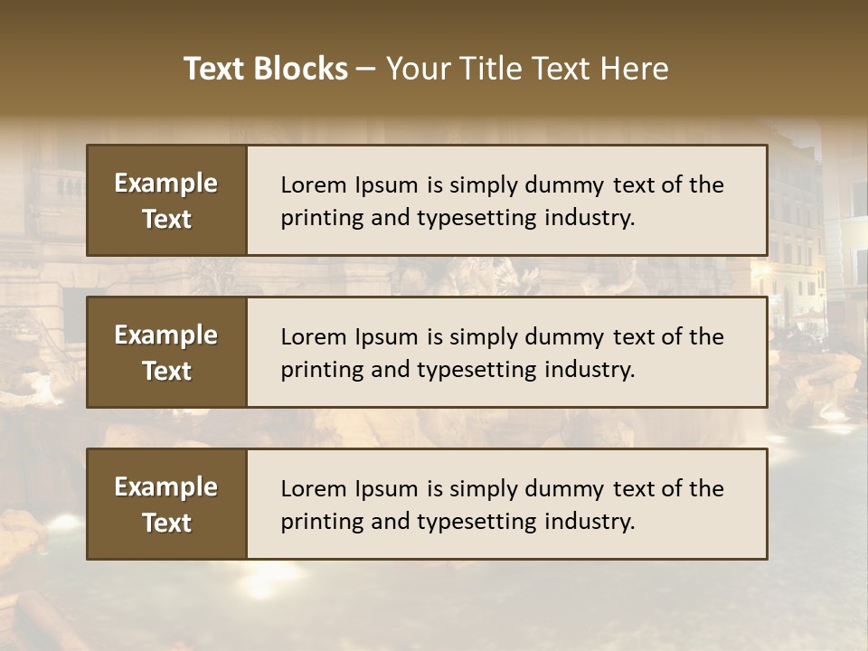 Artistic Basin Triumphal PowerPoint Template