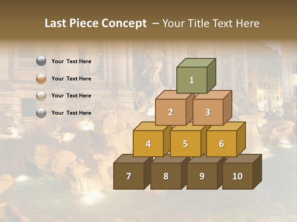 Artistic Basin Triumphal PowerPoint Template