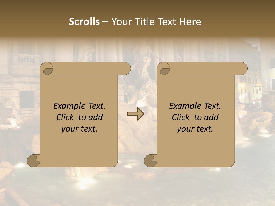 Artistic Basin Triumphal PowerPoint Template