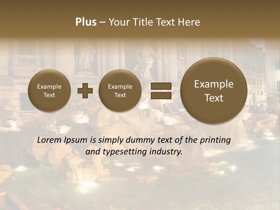 Artistic Basin Triumphal PowerPoint Template