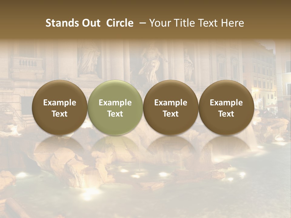 Artistic Basin Triumphal PowerPoint Template