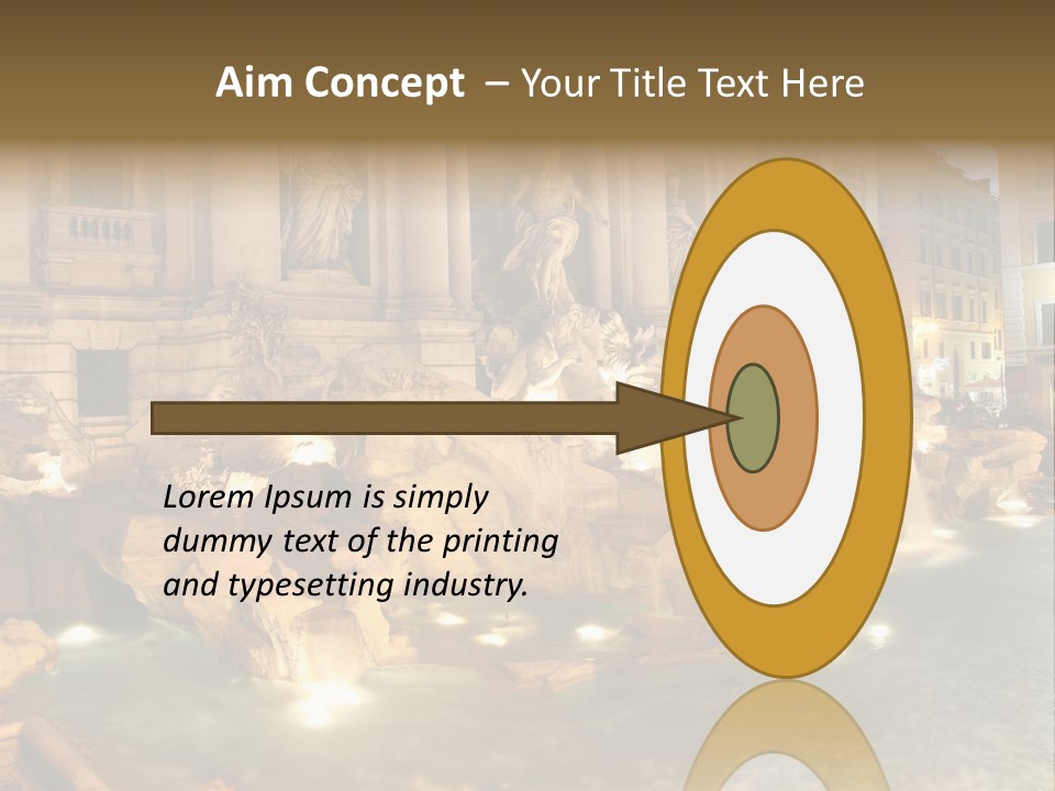 Artistic Basin Triumphal PowerPoint Template