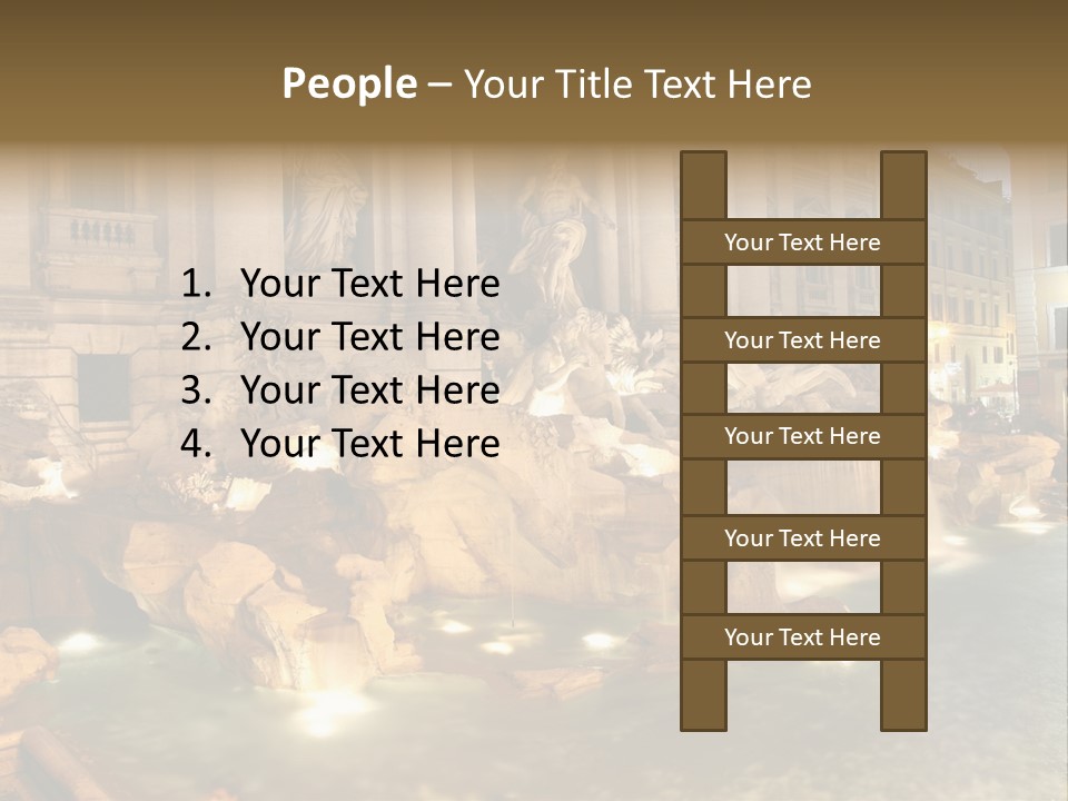 Artistic Basin Triumphal PowerPoint Template