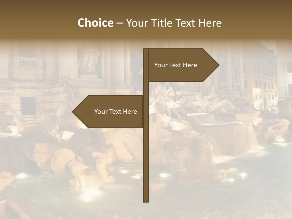 Artistic Basin Triumphal PowerPoint Template