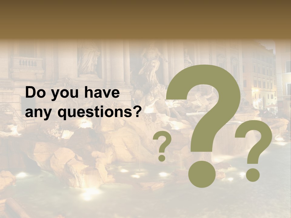 Artistic Basin Triumphal PowerPoint Template