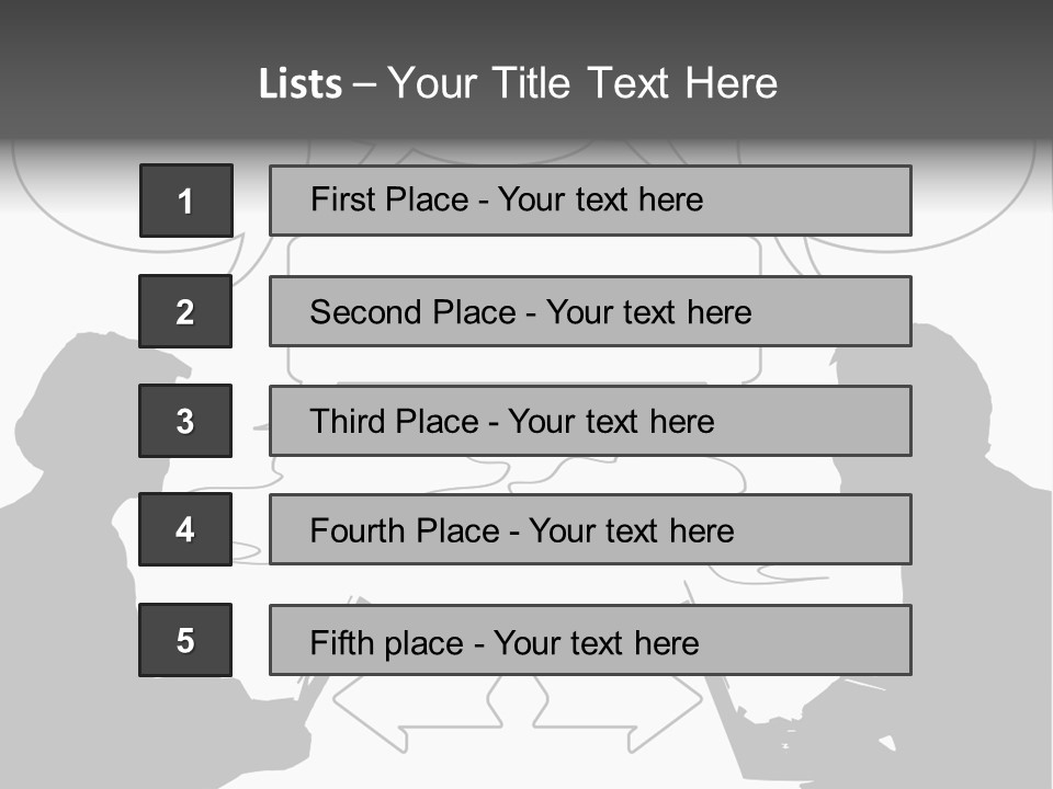 Laptop Shadow Graphic PowerPoint Template