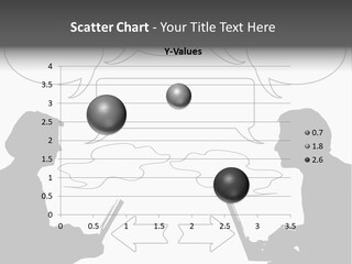 Laptop Shadow Graphic PowerPoint Template