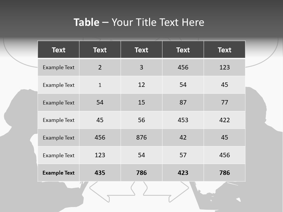 Laptop Shadow Graphic PowerPoint Template